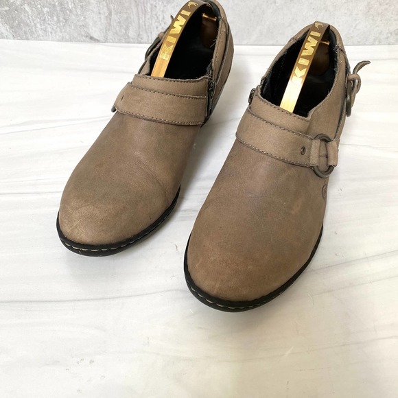 BORN Zowy Leather Ankle Booties Size 7 - Picture 2 of 11